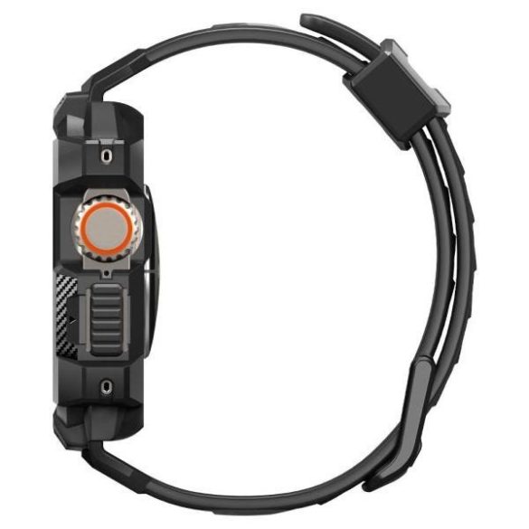 Spigen Rugged Armor Pro Apple Watch Ultra 49 mm-es fekete tok