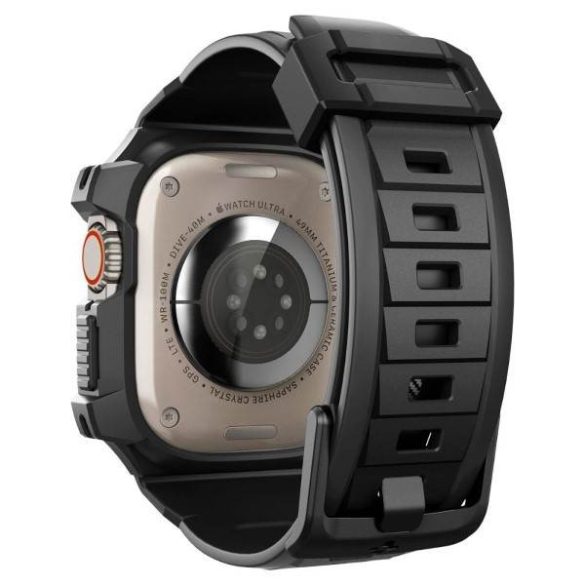 Spigen Rugged Armor Pro Apple Watch Ultra 49 mm-es fekete tok