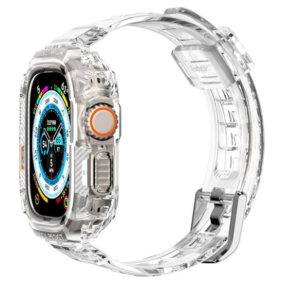 Spigen Rugged Armor Pro Apple Watch Ultra 49mm kristály átlátszó ACS05461 tok