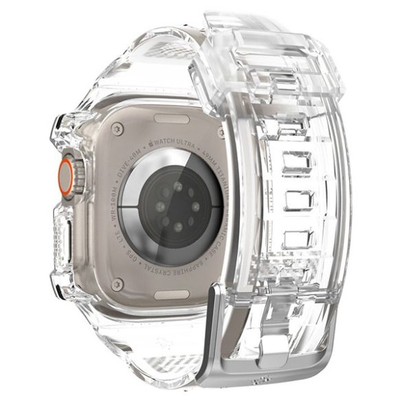 Spigen Rugged Armor Pro Apple Watch Ultra 49mm kristály átlátszó ACS05461 tok