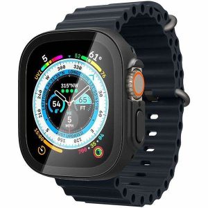 Spigen Thin Fit 360 Apple Watch Ultra 49 mm fekete védőtok az órára