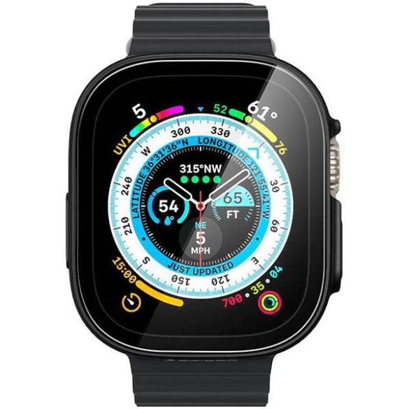 Spigen Thin Fit 360 Apple Watch Ultra 49 mm fekete védőtok az órára