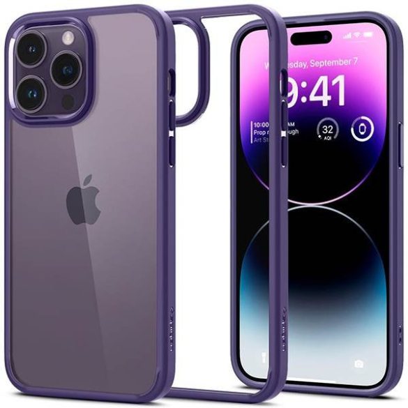 Spigen Ultra Hybrid iPhone 14 Pro Max 6,7" lila tok