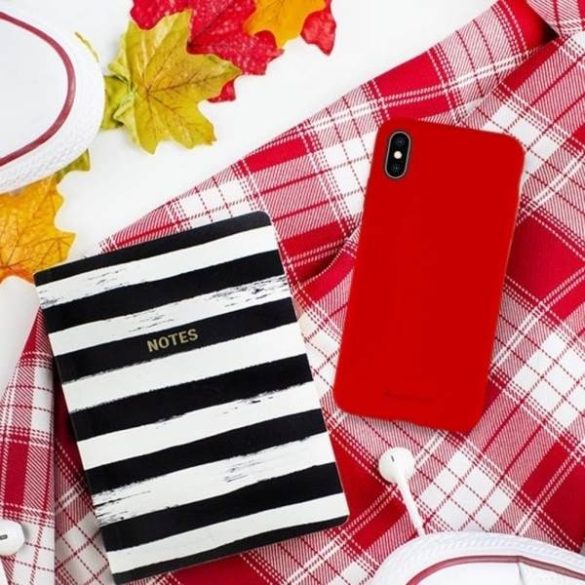 Mercury szilikon iPhone 13 Pro Max 6,7" piros tok