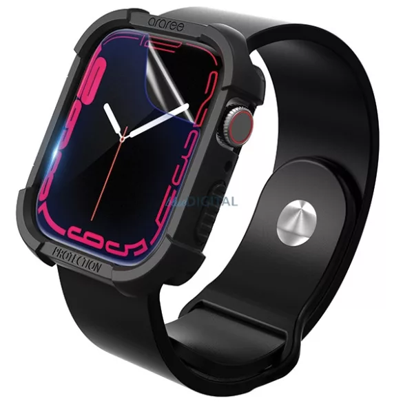 Araree Flexield tok Apple Watch 45mm - fekete