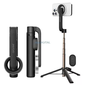Araree Magfie Pod Bluetooth MagSafe selfie bot + tripod - fekete