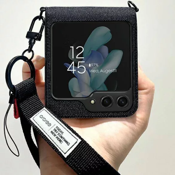 Araree Canvas Diary tok Samsung Galaxy Z Flip5 - fekete