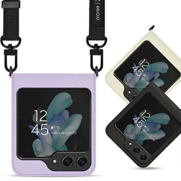 Araree Canvas Diary tok Samsung Galaxy Z Flip5 - lila