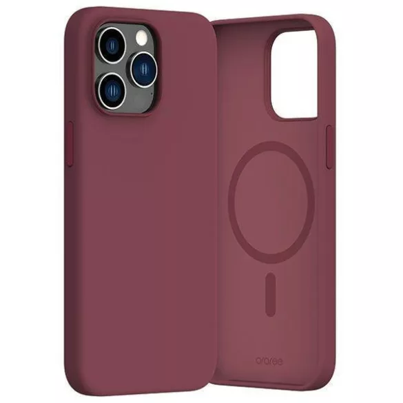 Araree Typoskin M tok iPhone 15 Pro Max - sötét piros