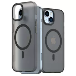Araree Aero Frame tok iPhone 15 - fekete átlátszó