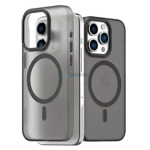 Araree Aero Frame tok iPhone 15 Pro Max - fekete átlátszó