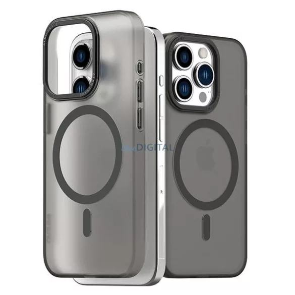 Araree Aero Frame tok iPhone 15 Pro Max - fekete átlátszó