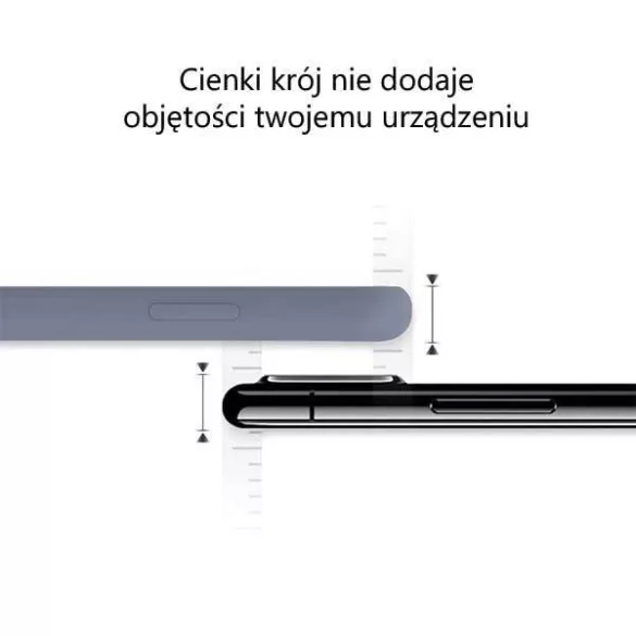 Mercury Silicone MagSafe-kompatibilis tok iPhone 13/14 - szürkéslila