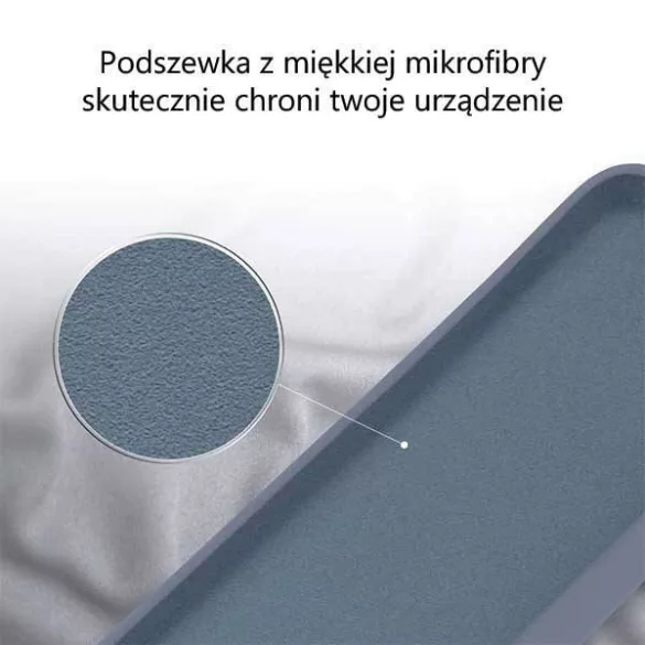 Mercury Silicone MagSafe-kompatibilis tok iPhone 13/14 - szürkéslila