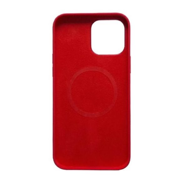 Mercury MagSafe szilikon iPhone 13 / 14 / 15 6.1" piros tok