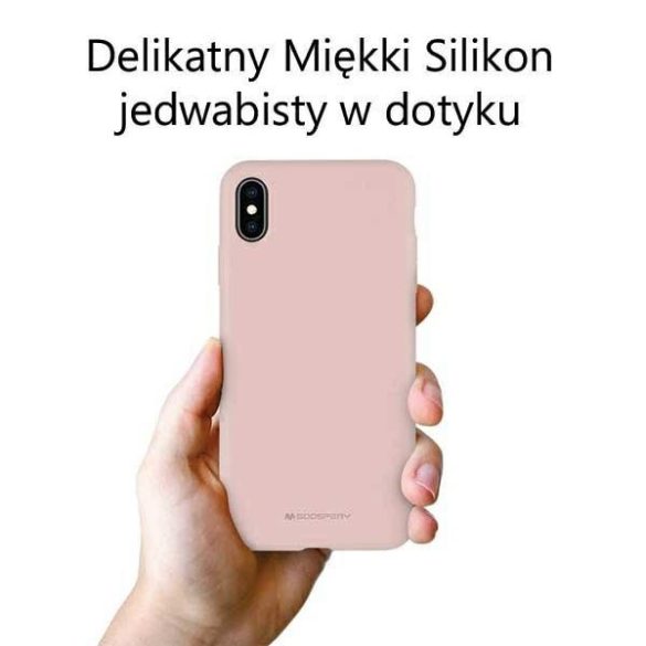 Mercury Silicone Sam Samsung Galaxy S23+ S916 rózsaszín homok tok