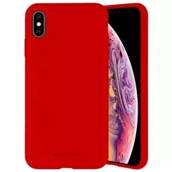 Mercury szilikon iPhone 15 6.1" piros tok