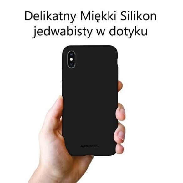 Mercury szilikon iPhone 15 Plus / 14 Plus 6.7" tengerészkék tok