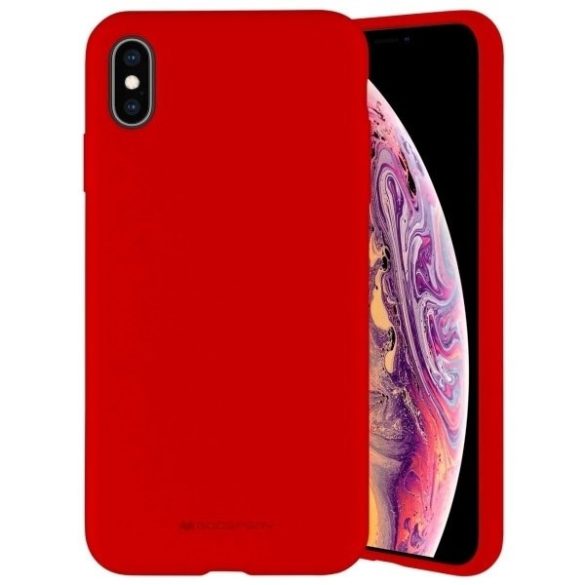 Mercury szilikon iPhone 15 Pro Max 6,7" piros tok