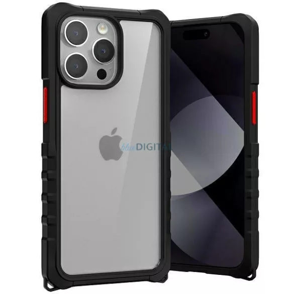 Mercury Bumper Pop tok iPhone 15 6.1" fekete