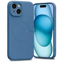 Mercury MagSafe Semi-Silicone tok iPhone 15 - kék