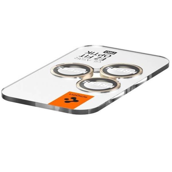 Spigen Optik.Tr Camera iPhone 14 Pro/ 14 Pro Max EZ FIT Lens 2db arany kameravédő fólia