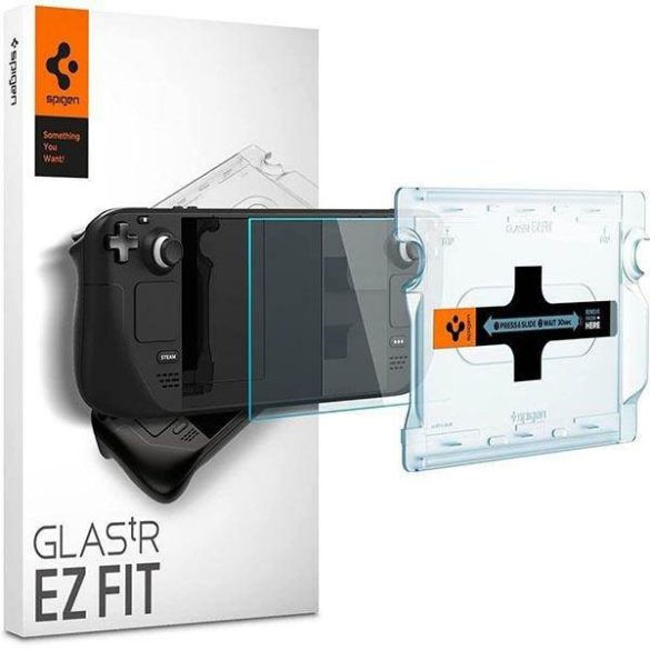 Spigen Glas.TR Steam Deck "EZ FIT" Edzett üveg kijelzővédő fólia