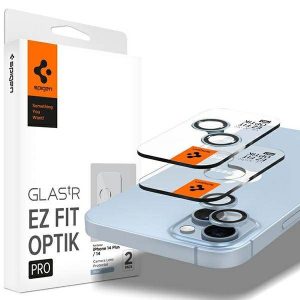 Spigen Optik.Tr Camera iPhone 14 Plus EZ FIT Lens 2db kék kameravédő fólia