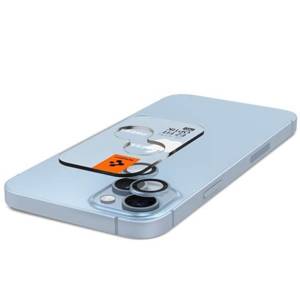 Spigen Optik.Tr Camera iPhone 14/14 Plus EZ FIT Lens 2db kék kameravédő fólia