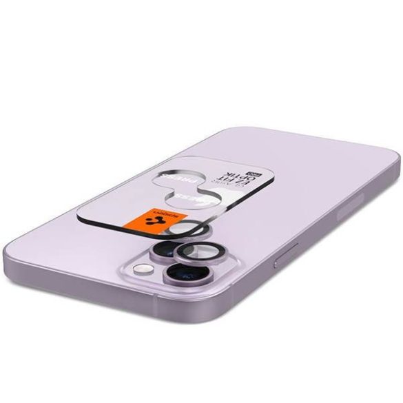 Spigen Optik.Tr Camera iPhone 14 Plus EZ FIT Lens 2db lila kameravédő fólia