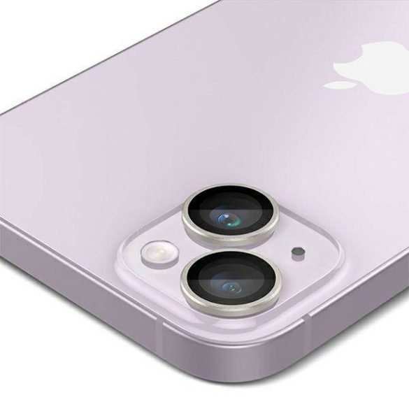 Spigen Optik.Tr Camera iPhone 14/14 Plus EZ FIT Lens 2db lila kameravédő fólia