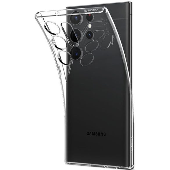 Spigen Liquid Crystal Crystal Sam Samsung Galaxy S23 UltraS918 kristály átlátszó ACS05610 tok