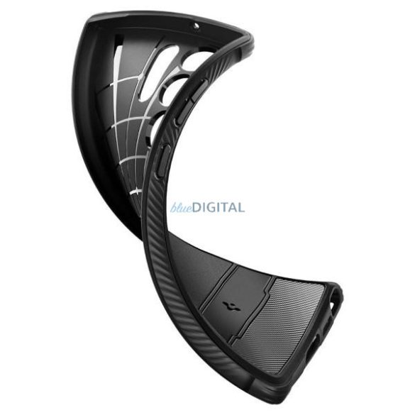 Spigen Rugged Armor Samsung S23 Ultra matt fekete tok