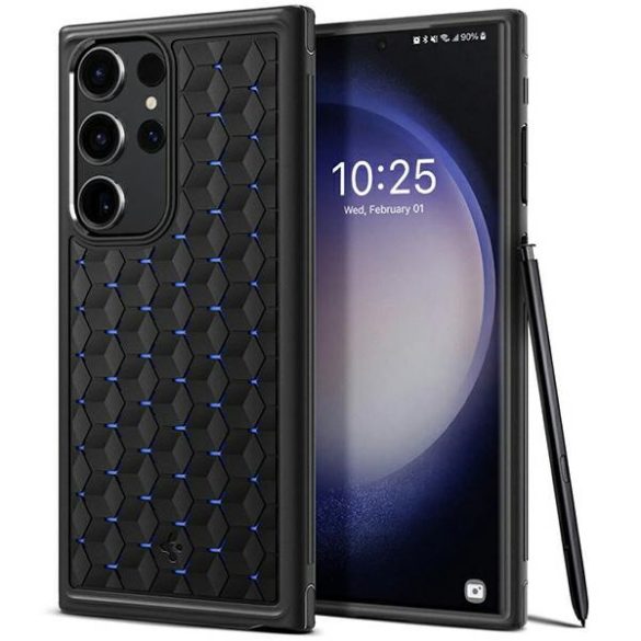 Spigen Cryo Armor Sam Samsung Galaxy S23 UltraS918 matt fekete ACS05616 tok