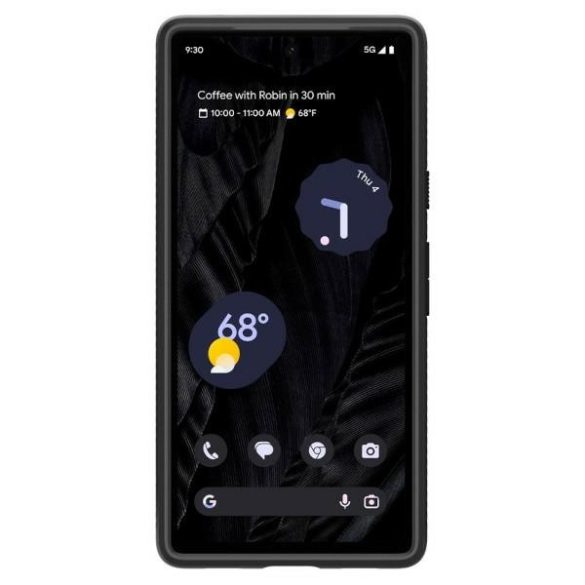 Spigen Liquid Air Google Pixel 7A fekete/matt black ACS05815 tok