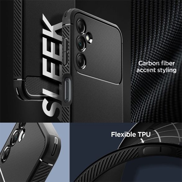 Spigen Rugged Armor Sam A14 5G A146 fekete ACS05847 tok