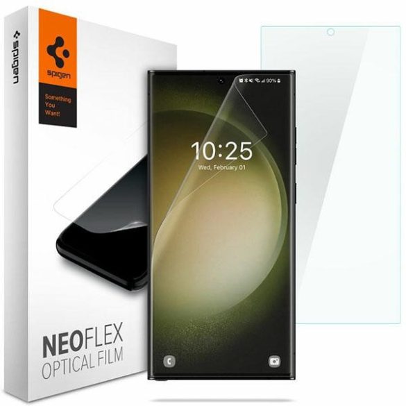 Spigen fólia Neo Flex Samsung Samsung Galaxy S23 UltraS918 2db nedvesen kell felhelyezni AFL05943