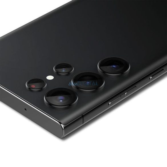 Spigen Optik Pro Camera Samsung Galaxy S23 Ultra 2db fekete kameravédő fólia