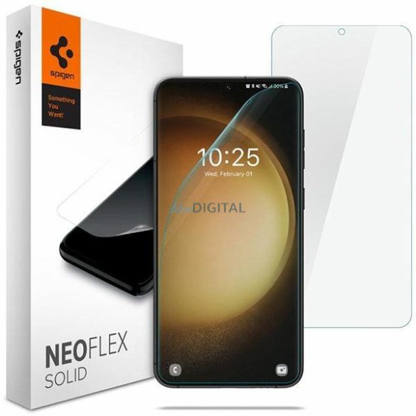 Spigen Folia Neo Flex Samsung S23 2db nedves felvitelű képernyővédő fólia