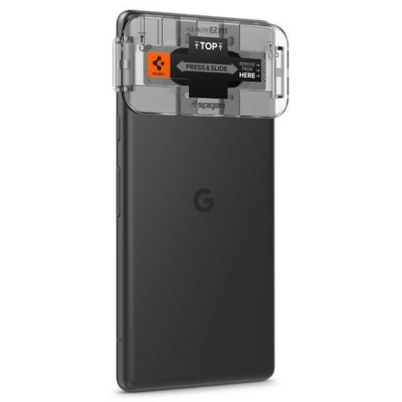 Spigen Optik.Tr kamera lencsevédő Google Pixel 7A EZ FIT 2db fekete AGL05970 fólia