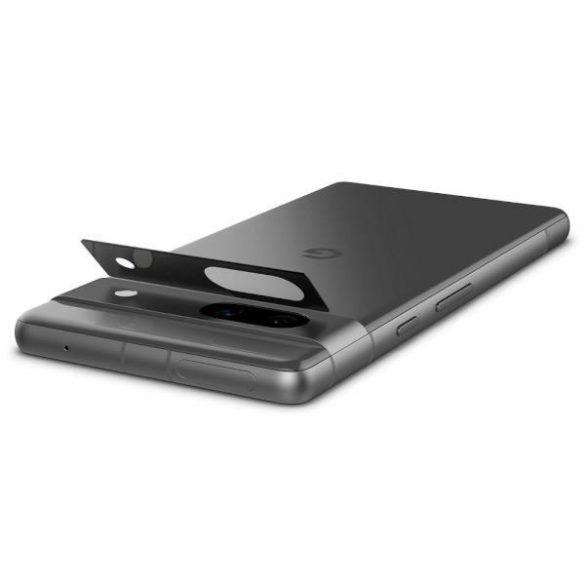 Spigen Optik.Tr kamera lencsevédő Google Pixel 7A EZ FIT 2db fekete AGL05970 fólia