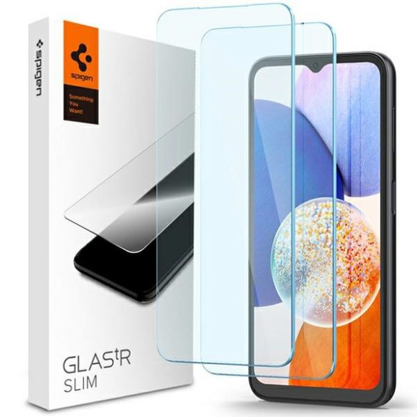 Spigen Glas.TR Slim Samsung Galaxy A14 4G/5G A145 /A146 2db AGL05971 edzett üveg fólia