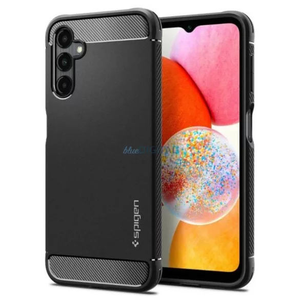 Spigen Rugged Armor tok Samsung Galaxy A14 - fekete