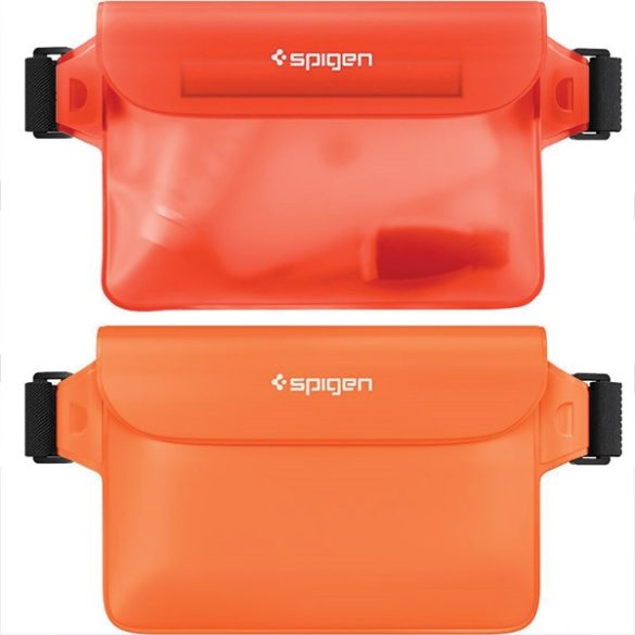 Spigen univerzális vízálló A620 tok és deréktáska Sunset Orange AMP06021