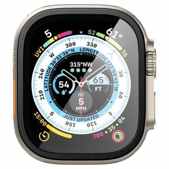 Spigen ALM Glas.Tr Slim Pro Apple Watch Ultra (49mm) Fekete AGL06163 fólia