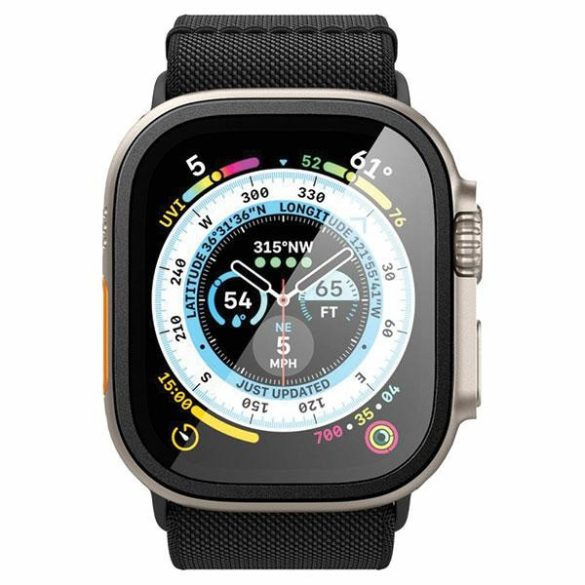 Spigen ALM Glas.Tr Slim Pro Apple Watch Ultra (49mm) Fekete AGL06163 fólia