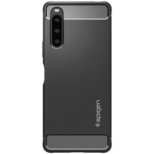 Spigen Rugged Armor Sony Xperia 10 V fekete ACS06202 tok