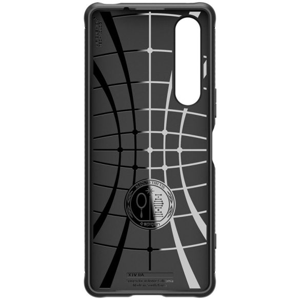 Spigen Rugged Armor Sony Xperia 1 V fekete ACS06204 tok