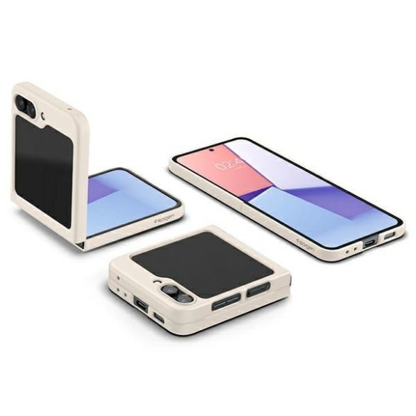 Spigen Air Skin Samsung Galaxy Z Flip5 gyöngyház elefántcsont ACS06231 tok