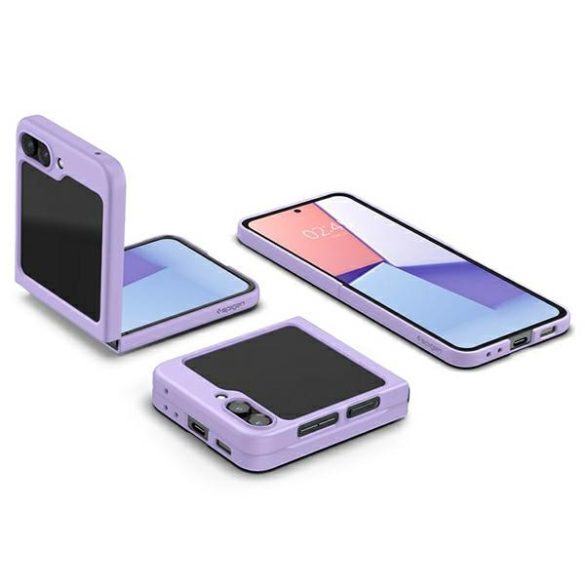 Spigen Air Skin Samsung Galaxy Z Flip5 rózsaszín lila ACS06232 tok